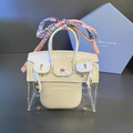 Vanilla White Mini Birkin Bag Charm