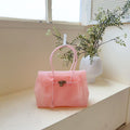 Jelly Firkin Bag 35cm – Light Pink TPU Edition