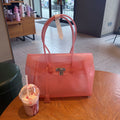 Jelly Firkin 35cm – grapefruit Frosty Semi-Transparent Tote TPU
