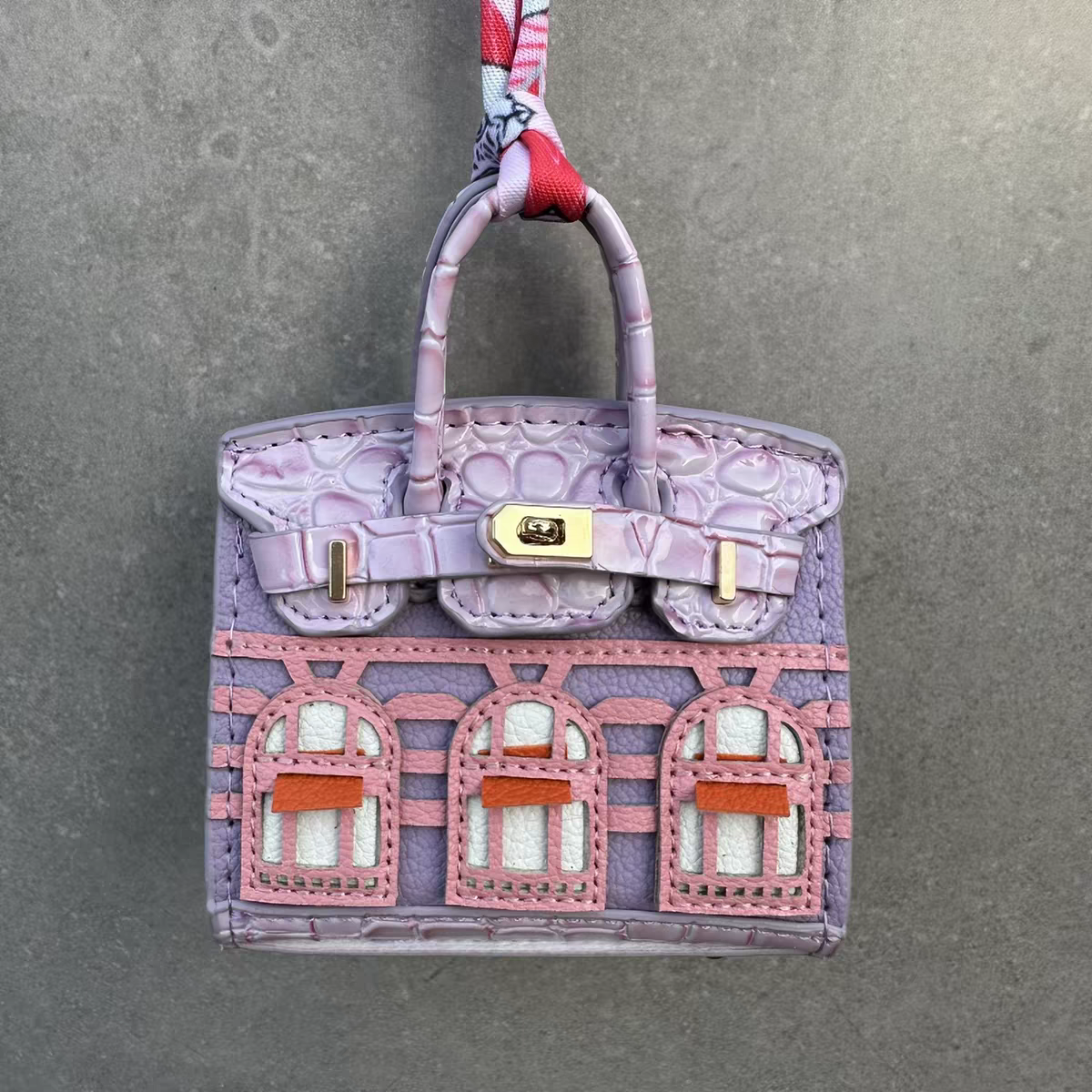 Lilac Birkin Bag Charm