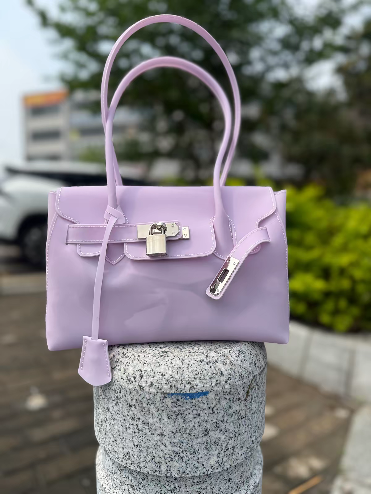 Jelly Firkin Mini Tote Bag – Lilac