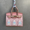 Pink Birkin Bag Charm
