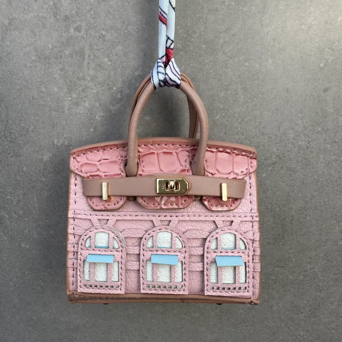 Pink Birkin Bag Charm