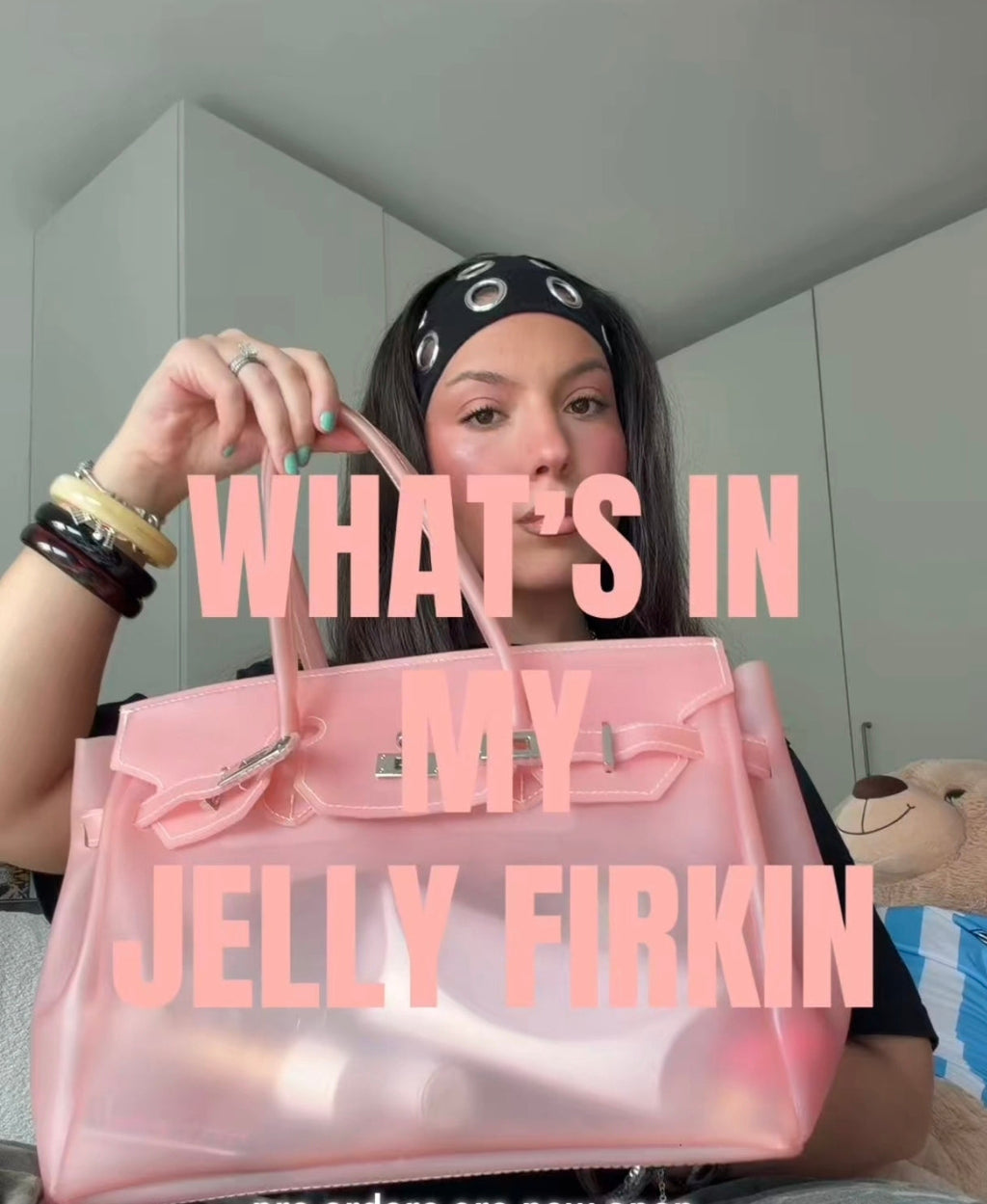 Jelly Firkin 40cm Pink