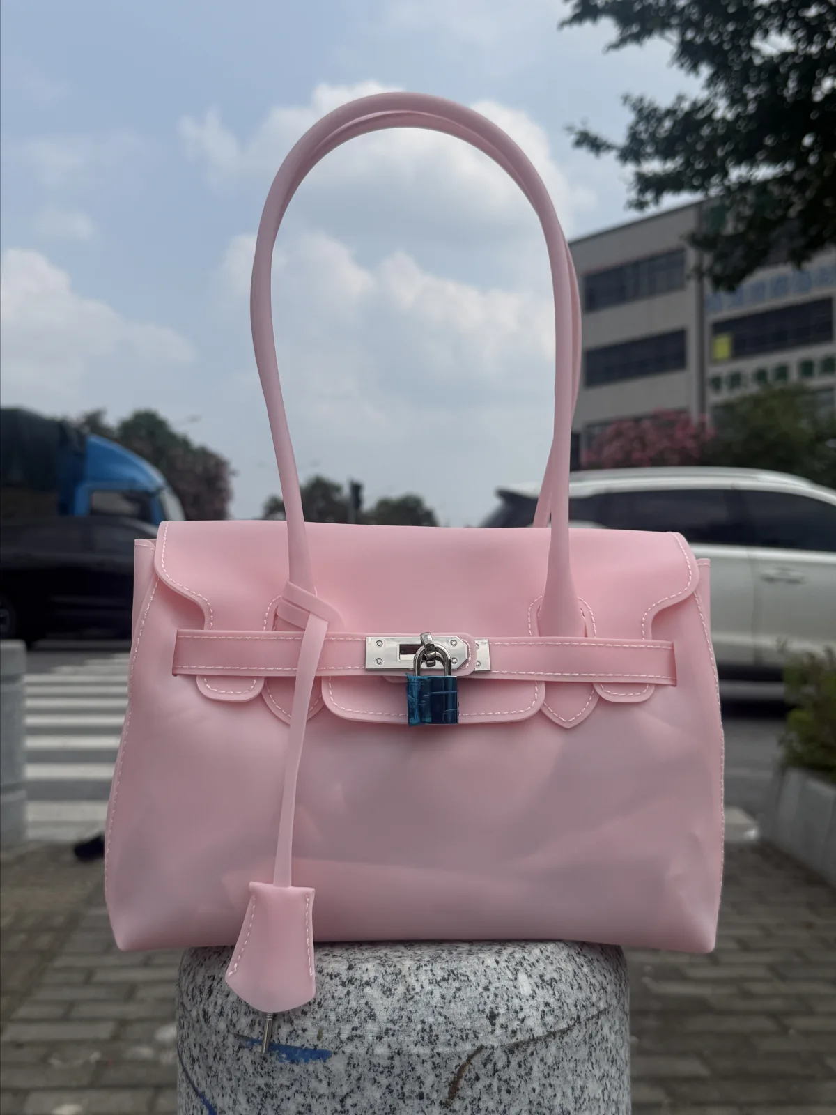 Jelly Firkin Mini Tote Bag – Blossom Pink